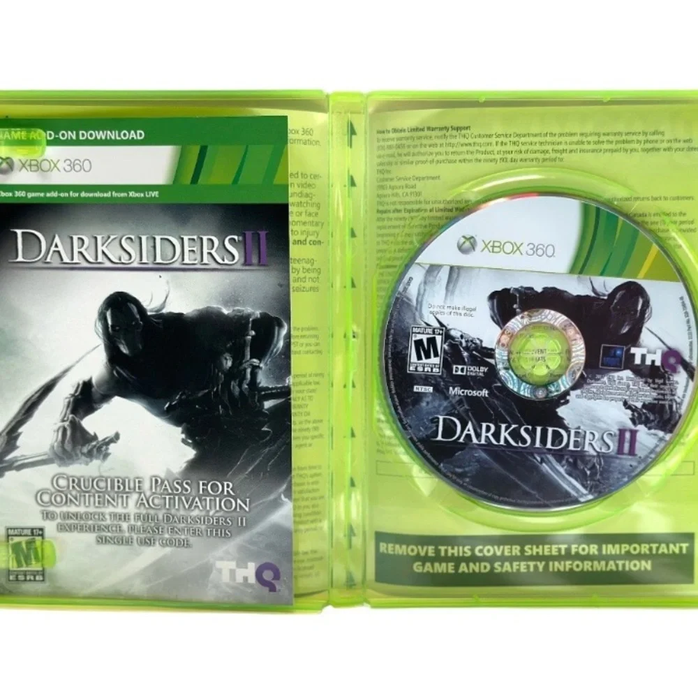 Darksiders II Microsoft Xbox 360 Xbox One Xbox Series X - Complete In Box CIB